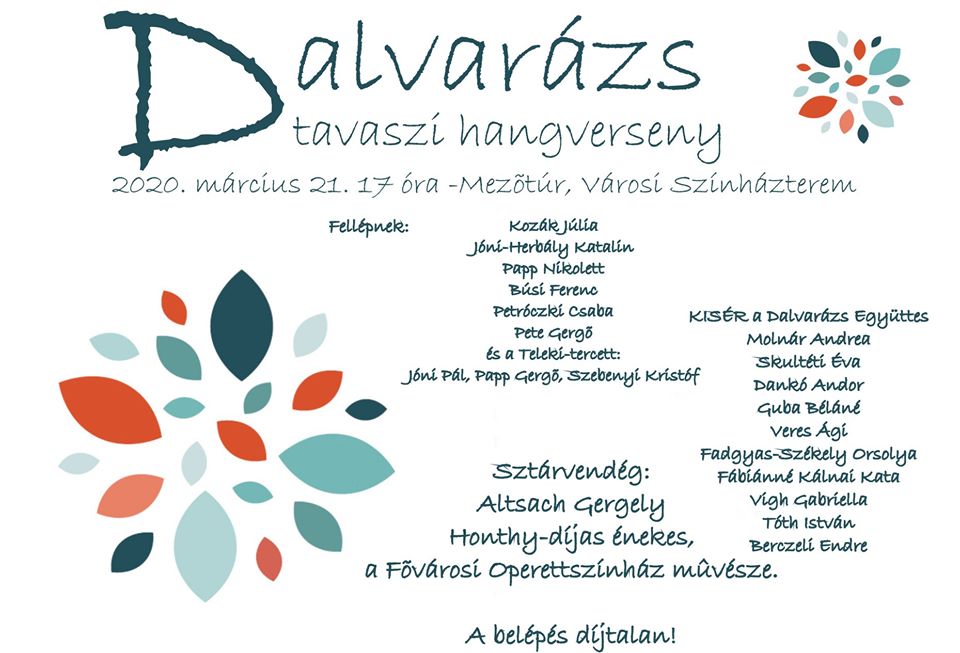 Dalvarázs együttes - tavaszi hangverseny @ Mezőtúr, Városi Színházterem | Mezőtúr | Magyarország