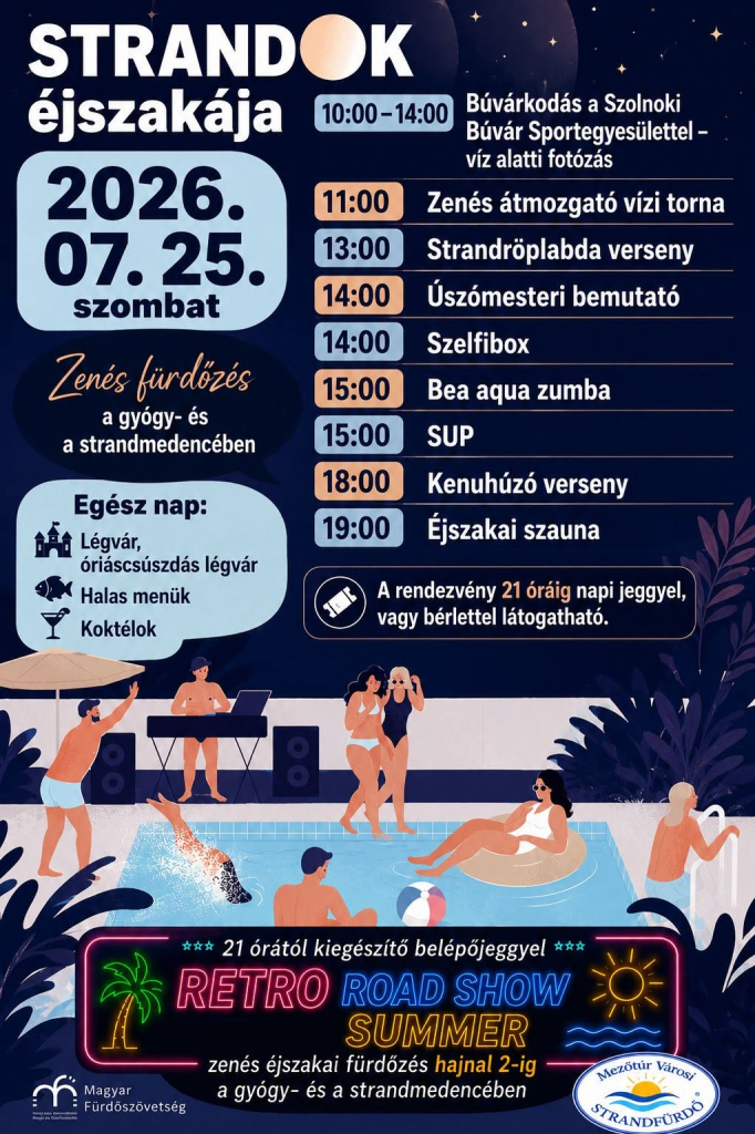 Strandok éjszakája Mezőtúron