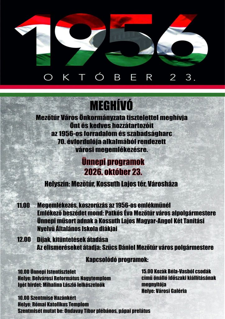 1956-os ünnepi városi megemlékezés